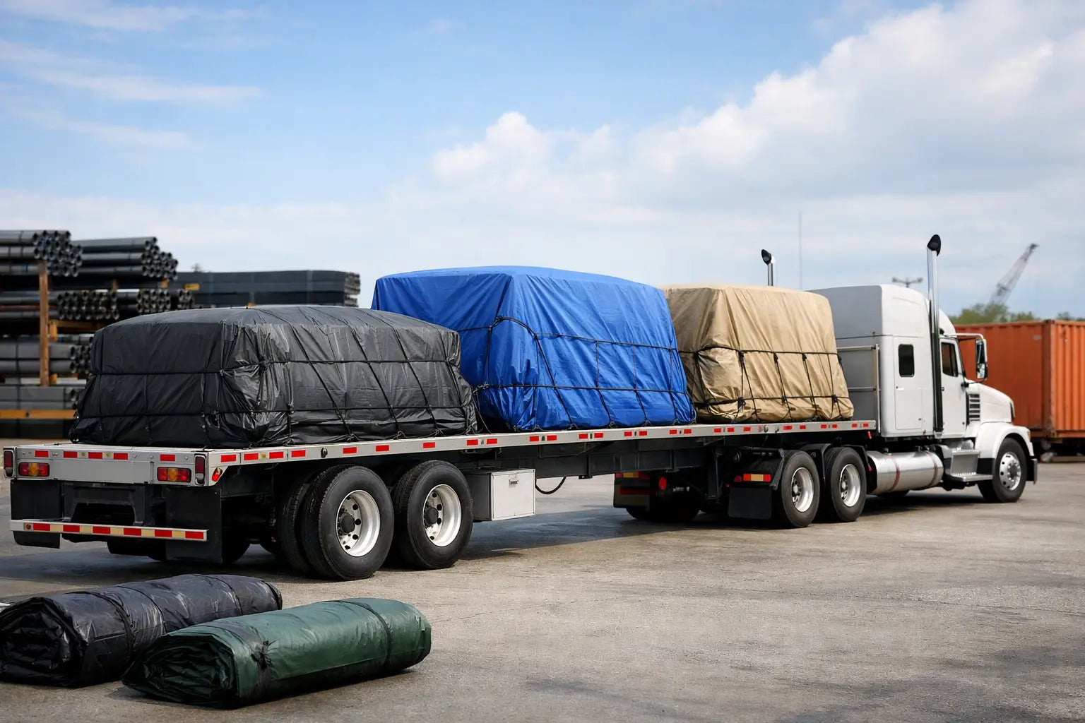 Flatbed Tarp Sizes Guide for Common Loads – Road Gear