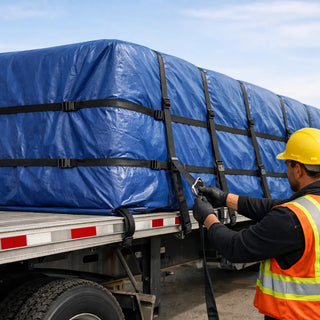How to Tarp Lumber Loads Without Loose Corners