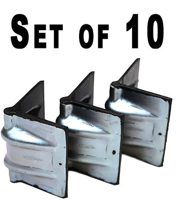 Corner Protector - Steel (with Rubber) - Set of 10