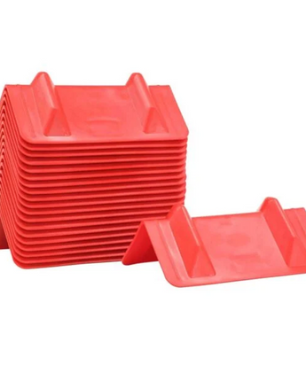 V Shaped Plastic Corner Protectors Carry Case 4"x11" Pack of 20