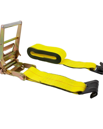 Ratchet Strap with Flat Hook  4" x 30' - Set of 4