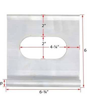 J-Plate Aluminum Extruded Tie-Down for Extreme Flatbeds