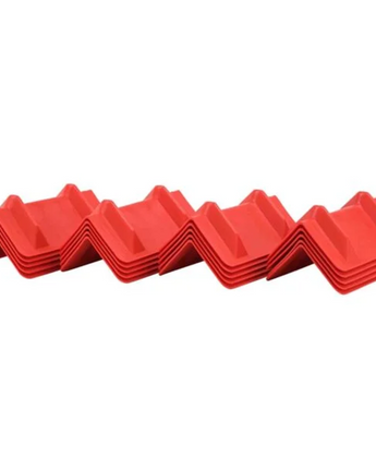 V Shaped Plastic Corner Protectors Carry Case 4"x11" Pack of 20