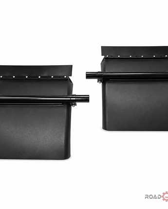 RoadGear Truck Quarter Fender – Black Poly, 24" x 24"