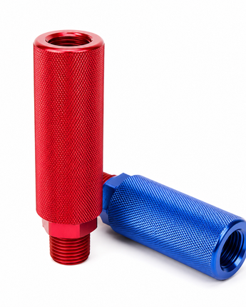 Glad Hand Grip Set – Aluminum Red and Blue Handles
