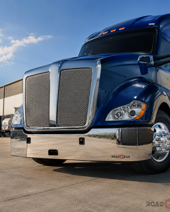 Kenworth T680 Aero Bumper - 17" Stainless Clad Bumper