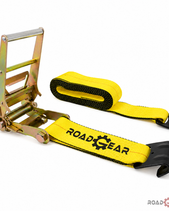 Ratchet Strap with Flat Hook – 4″ × 30′