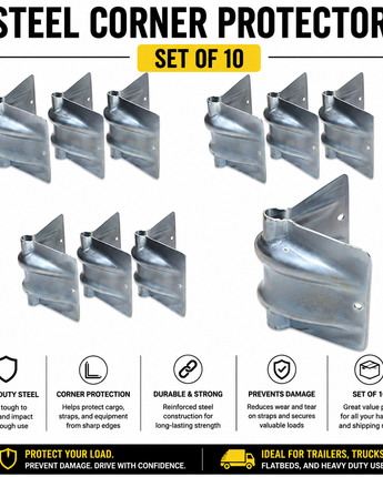 Steel Corner Protectors – Set of 10