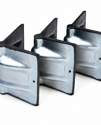 Steel Corner Protectors with Rubber – Set of 10