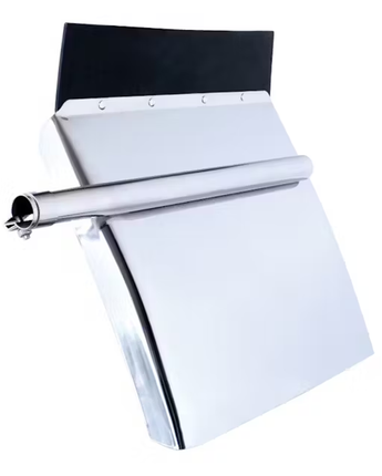 Stainless Steel Semi Truck Quarter Fenders - 24"