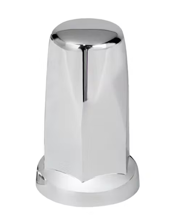 Chrome Extra Tall Lug Nut Cover - Push-On 33mm