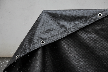 black tarp