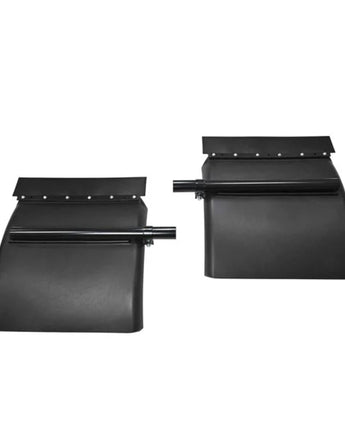 RoadGear Truck Quarter Fender – Black Poly, 24" x 24"