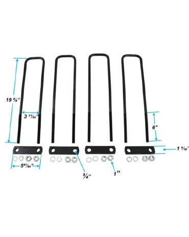 Cabstrap Install Guide Cab Rack Install Kit with U-Bolts and Tie Bars – Road Gear