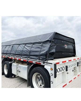 15oz Rip Stop Steel Tarp - 16' x 27' (4' Drop)