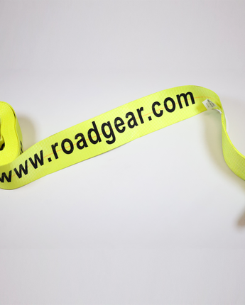 Winch Strap with Flat Hook - 4"